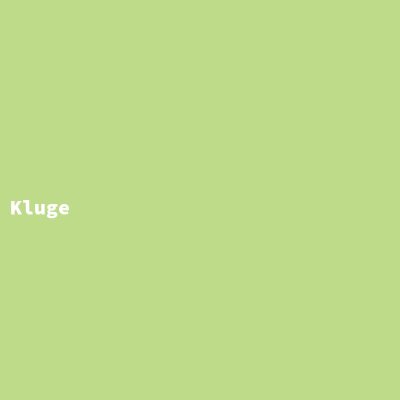 Hersteller: Kluge